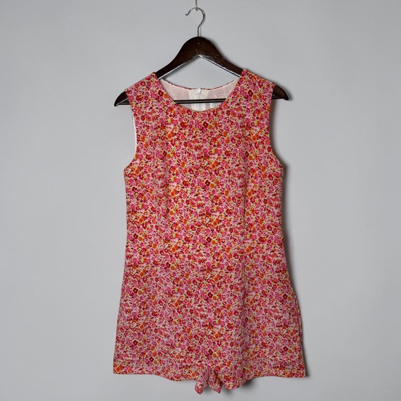 Compagnie Internationale Express Pants - Express Compagnie International Vintage Romper Floral Cottagecore size 11 / 12